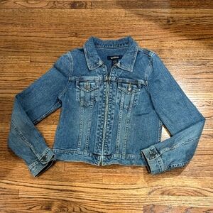 Abercrombie and Fitch Light-Wash Denim Jacket (L)